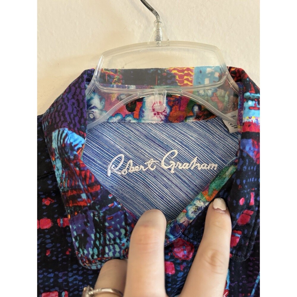 Robert Graham Hustle N Bustle Classic Fit Short Sleeve Size 2XL - Picture 3 of 9